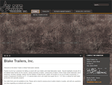 Tablet Screenshot of blaketrailers.com